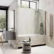 Шторка на ванну MaybahGlass MGV-597-2 50см бронза