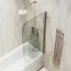 Шторка на ванну MaybahGlass MGV-597-2 50см бронза