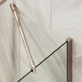 Шторка на ванну MaybahGlass MGV-248-2ш 30см бронза Шторка на ванну MaybahGlass MGV-248-2ш 30см бронза