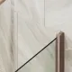 Шторка на ванну MaybahGlass MGV-597-2 50см бронза