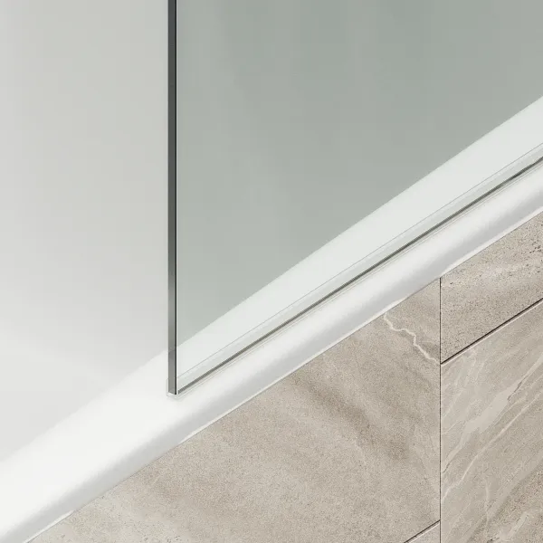 Шторка на ванну MaybahGlass MGV-61-2ш 50см бронза