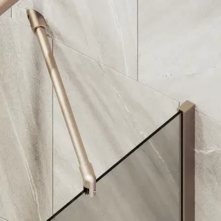 Шторка на ванну MaybahGlass MGV-250-2ш 30см бронза Шторка на ванну MaybahGlass MGV-250-2ш 30см бронза
