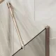 Шторка на ванну MaybahGlass MGV-67-2ш 50см бронза