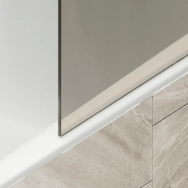 Шторка на ванну MaybahGlass MGV-250-2ш 30см бронза