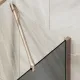 Шторка на ванну MaybahGlass MGV-78-2ш 40см бронза