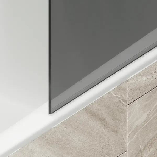 Шторка на ванну MaybahGlass MGV-252-2ш 30см бронза