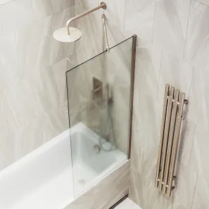 Шторка на ванну MaybahGlass MGV-91-2ш 50см бронза