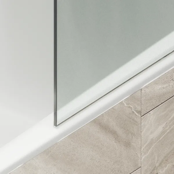 Шторка на ванну MaybahGlass MGV-253-2ш 30см бронза
