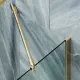Шторка на ванну MaybahGlass MGV-248-3ш 30см золото