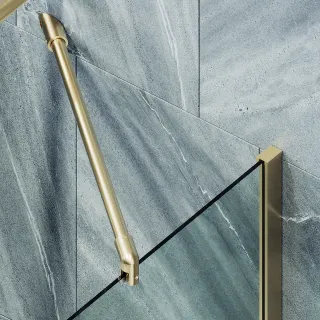 Шторка на ванну MaybahGlass MGV-64-3ш 80см золото Шторка на ванну MaybahGlass MGV-64-3ш 80см золото