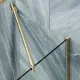 Шторка на ванну MaybahGlass MGV-131-3у 34см золото