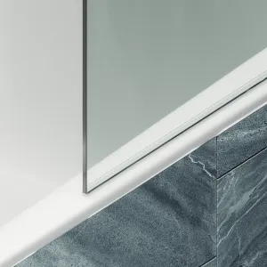 Шторка на ванну MaybahGlass MGV-248-3ш 30см золото
