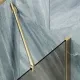 Шторка на ванну MaybahGlass MGV-250-3ш 30см золото