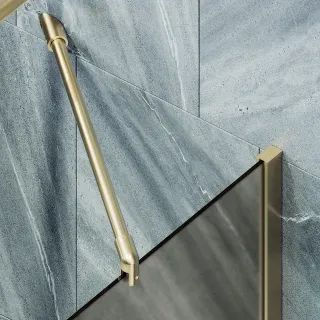 Шторка на ванну MaybahGlass MGV-249-3ш 30см золото Шторка на ванну MaybahGlass MGV-249-3ш 30см золото