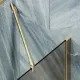Шторка на ванну MaybahGlass MGV-73-3ш 50см золото