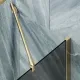 Шторка на ванну MaybahGlass MGV-79-3ш 50см золото