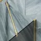 Шторка на ванну MaybahGlass MGV-86-3ш 60см золото