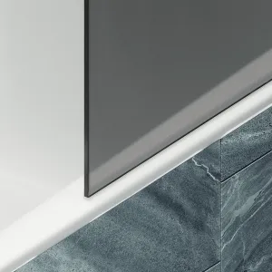 Шторка на ванну MaybahGlass MGV-251-3ш 30см золото