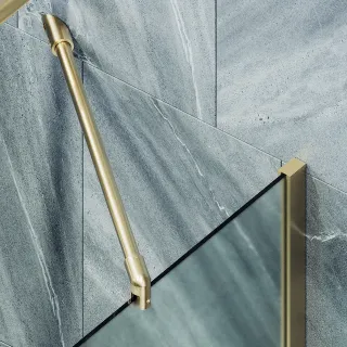 Шторка на ванну MaybahGlass MGV-253-3ш 30см золото Шторка на ванну MaybahGlass MGV-253-3ш 30см золото