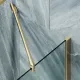Шторка на ванну MaybahGlass MGV-91-3ш 50см золото