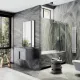 Шторка на ванну MaybahGlass MGV-61-1ш 50см белый