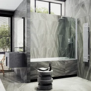 Шторка на ванну MaybahGlass MGV-597-1 50см белый