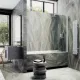 Шторка на ванну MaybahGlass MGV-599-1 70см белый