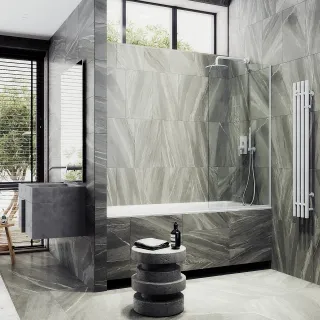 Шторка на ванну MaybahGlass MGV-63-1у 70см белый Шторка на ванну MaybahGlass MGV-63-1у 70см белый