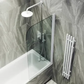 Шторка на ванну MaybahGlass MGV-599-1 70см белый Шторка на ванну MaybahGlass MGV-599-1 70см белый
