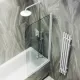 Шторка на ванну MaybahGlass MGV-599-1 70см белый