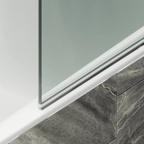 Шторка на ванну MaybahGlass MGV-599-1 70см белый