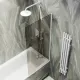 Шторка на ванну MaybahGlass MGV-67-1ш 50см белый