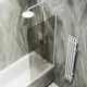 Шторка на ванну MaybahGlass MGV-72-1ш 40см белый