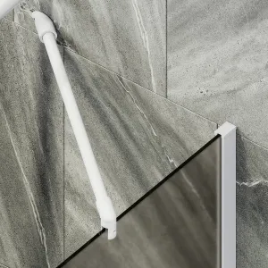 Шторка на ванну MaybahGlass MGV-249-1ш 30см белый