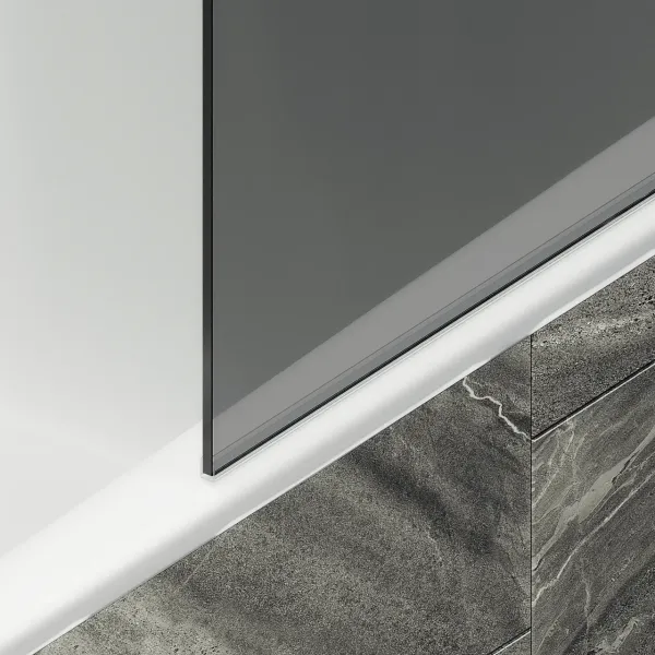 Шторка на ванну MaybahGlass MGV-78-1ш 40см белый