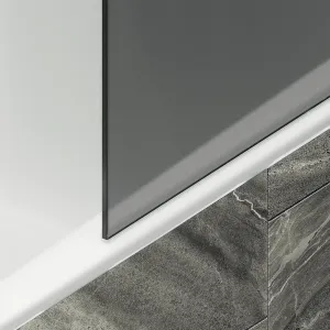 Шторка на ванну MaybahGlass MGV-251-1ш 30см белый