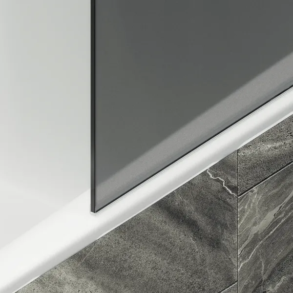 Шторка на ванну MaybahGlass MGV-251-1ш 30см белый