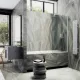 Шторка на ванну MaybahGlass MGV-253-1ш 30см белый