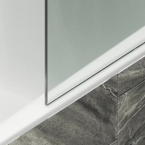 Шторка на ванну MaybahGlass MGV-253-1ш 30см белый
