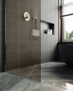 Душевая перегородка MaybahGlass MGD-697-5ш 79см хром матовый Душевая перегородка MaybahGlass MGD-697-5ш 79см хром матовый