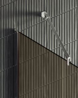 Душевая перегородка MaybahGlass MGD-697-5ш 79см хром матовый Душевая перегородка MaybahGlass MGD-697-5ш 79см хром матовый