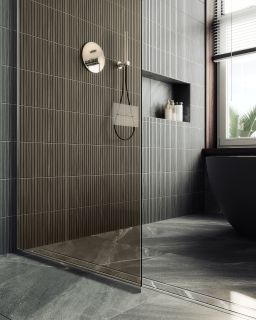 Душевая перегородка MaybahGlass MGD-696-5у 79см хром матовый Душевая перегородка MaybahGlass MGD-696-5у 79см хром матовый