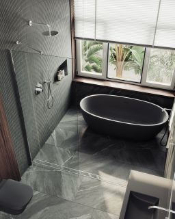 Душевая перегородка MaybahGlass MGD-695-5ш 79см хром матовый Душевая перегородка MaybahGlass MGD-695-5ш 79см хром матовый