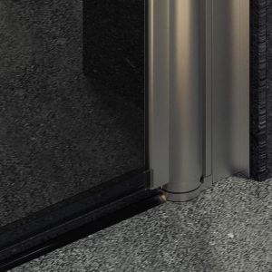 Душевая дверь MaybahGlass MGD-806-5 80см хром матовый