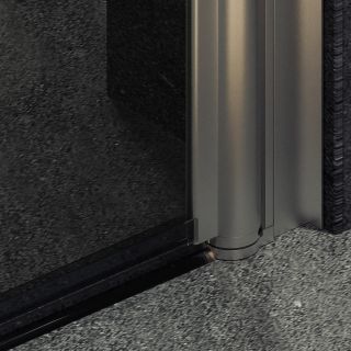 Душевая дверь MaybahGlass MGD-806-5 80см хром матовый