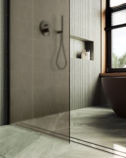 Душевая перегородка MaybahGlass MGD-697-6ш 79см чёрный Душевая перегородка MaybahGlass MGD-697-6ш 79см чёрный