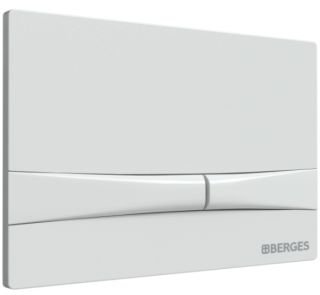 Кнопка смыва Berges Novum soft touch белый 040054 Кнопка смыва Berges Novum soft touch белый 040054