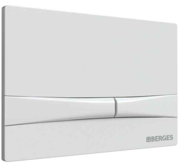 Кнопка смыва Berges Novum soft touch белый 040054 Кнопка смыва Berges Novum soft touch белый 040054
