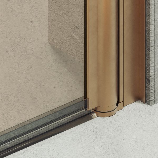 Душевая дверь MaybahGlass MGD-804-2 80см бронза