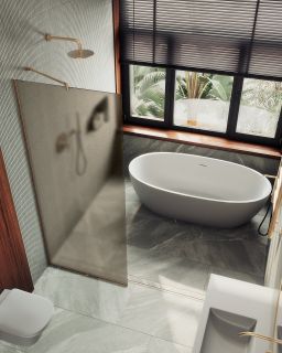 Душевая перегородка MaybahGlass MGD-697-2у 79см бронза Душевая перегородка MaybahGlass MGD-697-2у 79см бронза